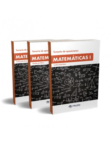Temario Matemáticas (3 volúmenes)