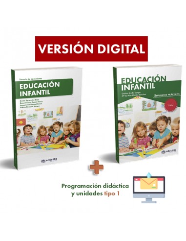 Temario + supuestos + PD/SA Educación Infantil (versión Digital)