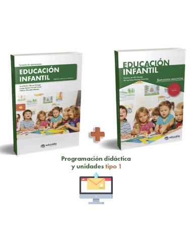 Temario + supuestos + PD tipo 1 Educación Infantil (versión CLM)