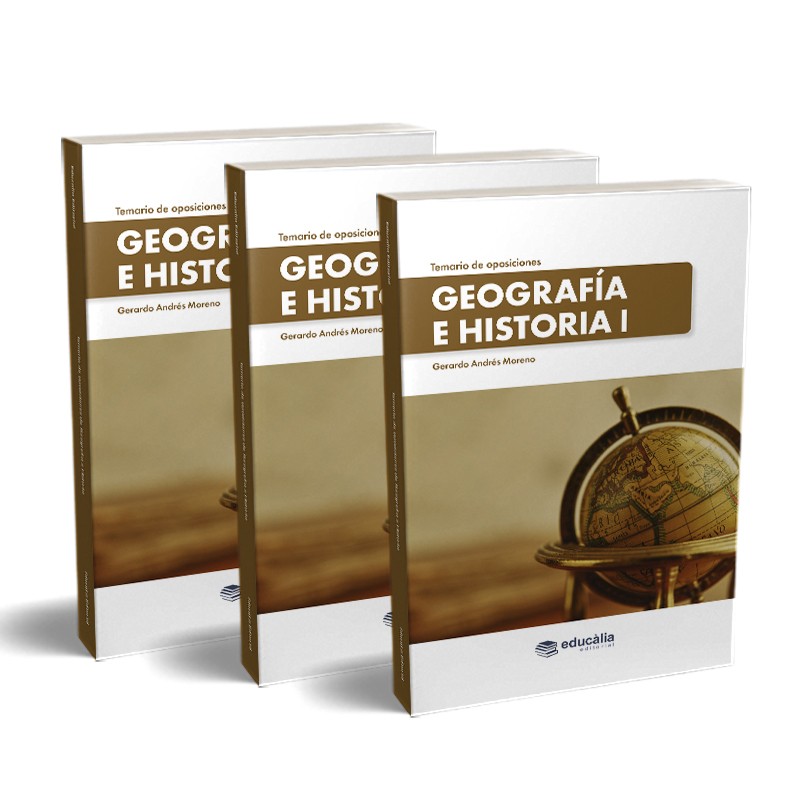 Temario Geografía e Historia (3 volúmenes - castellano)