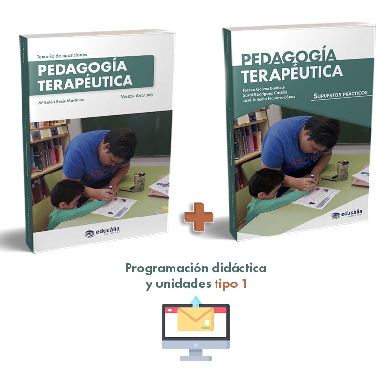 Temario + Supuestos + PD tipo 1 Pedagogía Terap (Andalucía)
