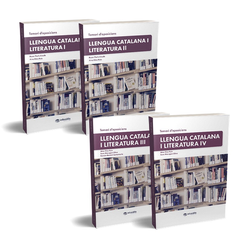 Temari Llengua Catalana i Literatura (4 volums)