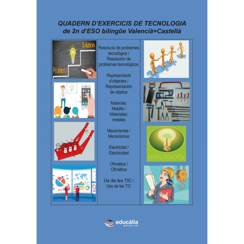 Quadern d’exercicis de Tecnologia de 2n d’ESO bilingüe Valencià+Castellà