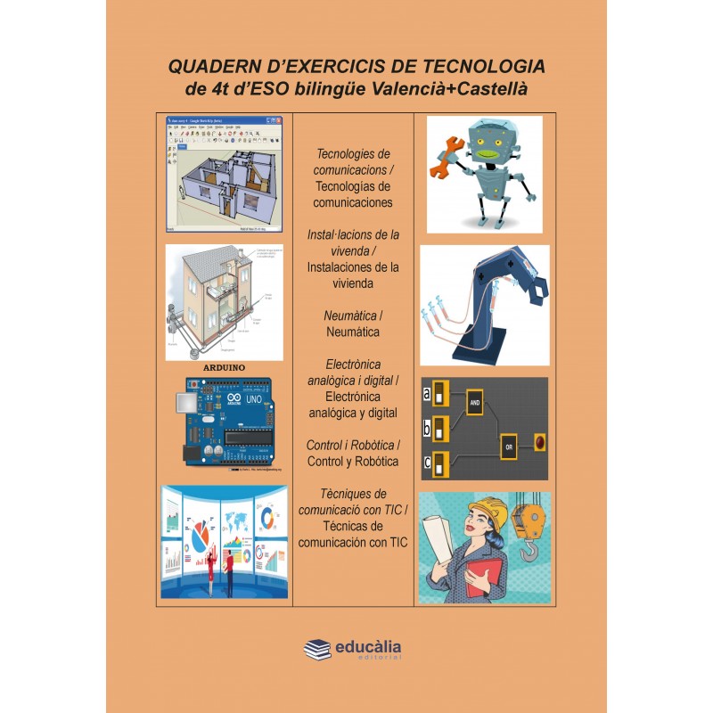 Quadern d’exercicis de Tecnologia de 4t d’ESO bilingüe Valencià+Castellà