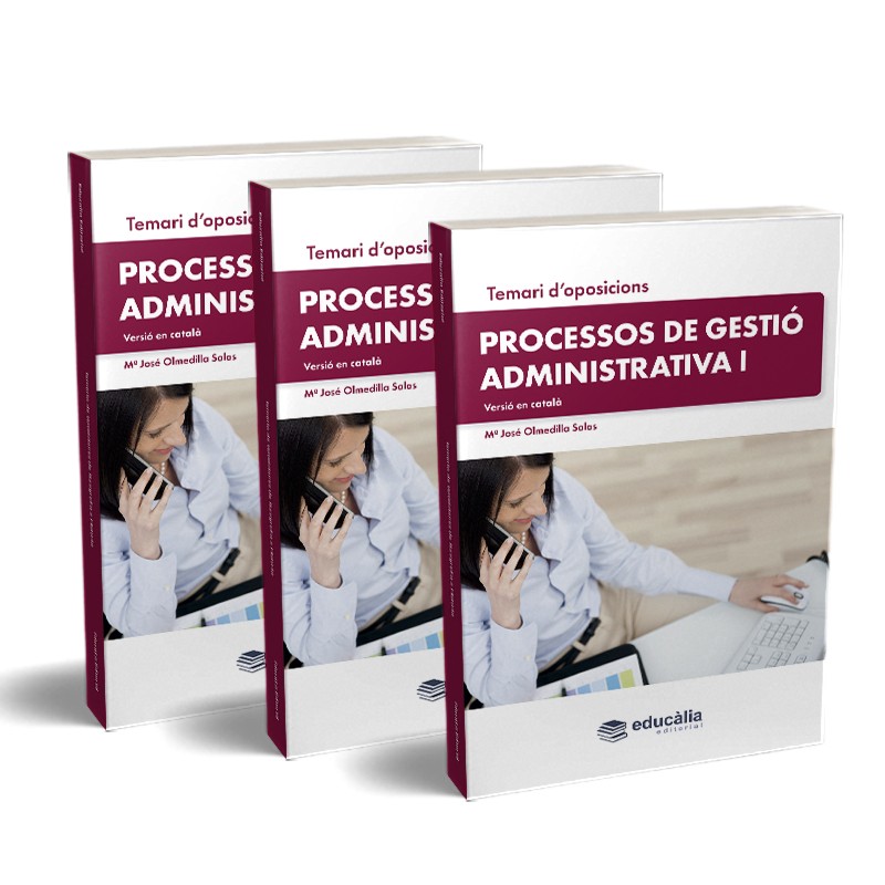 Temari Processos de Gestió Administrativa (3 volums - en català)