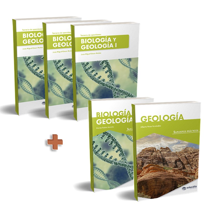 Temario + Supuestos prácticos Biología y Geología (castellano)