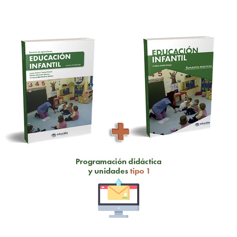 Temario + Supuestos + PD Tipo 1 Educación Infantil (Andalucía)