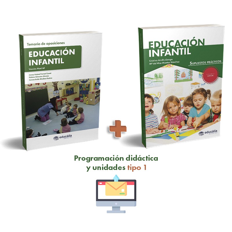 Temario + Supuestos + PD tipo 1 Educación Infantil (Madrid)